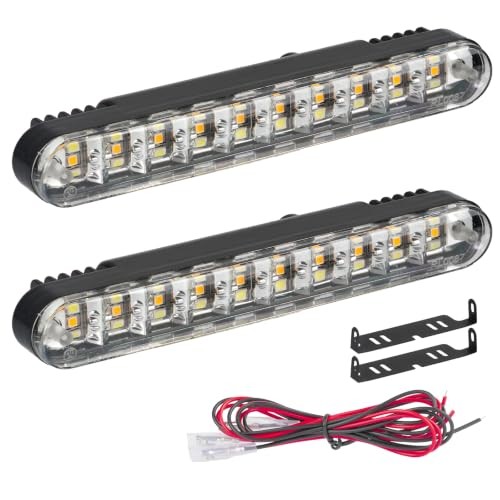 2stk led tagfahrlicht 12v - tagfahrlicht,
