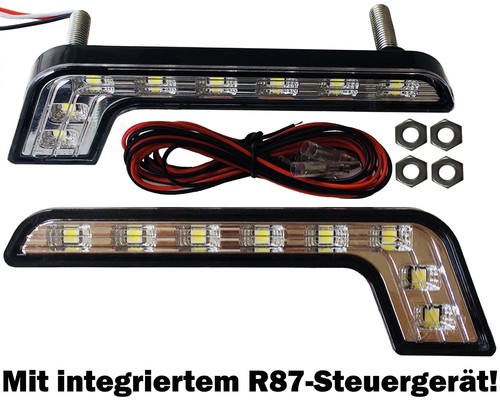 Led tagfahrlicht form - 2x, l-form