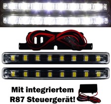 LED Tagfahrlicht schwarz 8 SMD