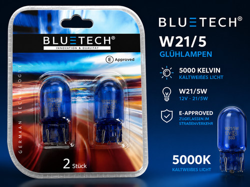 2er set bluetech w21 - set, w21/5w